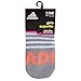 adidas Women's Superlite Super No Show Sock (3-Pair), Grey - Clear Onix Marl/Ice Blue/Sun Glow/White, Medium, (Shoe Size 5-10)