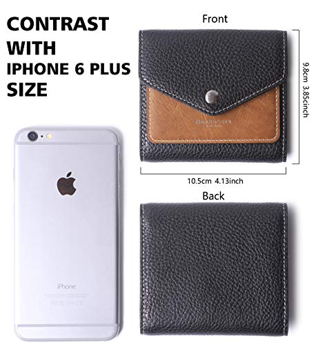 2 Borgasets+Womens+Blocking+Compact+Leather