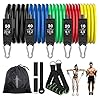 Resistance-Bands-Set-Women-Men-Stackable-Up-to-150-Lbs-Exercise-Bands-Fitness-Accessories-Bands-Portable-Home-Gym-Fitness-Pilates-Yoga-Equipment-Latex-Elastic-Bands-5-Levels-for-Whole-Family Resistance Bands Set Women Men, Stackable Up to 150 Lbs Exercise Bands Fitness Accessories Bands, Portable Home Gym…