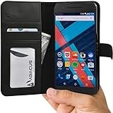 Abacus24-7 Flip Stand Wallet Case for Google Nexus 6P - Black