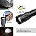 BESTSUN Ultra Bright Tactical Flashlight, 2500 Lumens LED Flashlight, High Powered, Zoom Adjustable Focus, 5 Modes, Water Resistant, with Rechargeable 18650 Battery & Charger for Camping Cycling