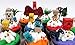 MINECRAFT 24 Piece Birthday CUPCAKE Topper Set Featuring Mini Minecraft Figures and Decorative Themed Accessories, Figures Average 1/2