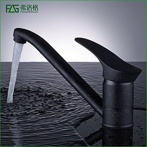 WasserhahnTap Full copper black white quartz stone bathroom basin faucet rotatable kitchen mixer tap