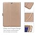 ProCase Galaxy Tab S2 9.7 Case - Leather Stand Folio Case Cover for Galaxy Tab S2 Tablet (9.7 inch, SM-T810 T815 T813) - Gold