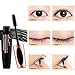 Turelifes 4D Silk Fiber Lash Mascara Make a Curl, Thick & Long Eyelash Waterproof and Smudge-proof Eyes Makeup Black (MACFEE)
