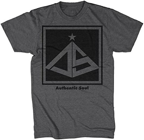 Authentic Soul Classic Logo Heather Gray Premium Tri Blend Tee (L)