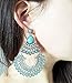 Party Wear Royal Indian Jhumka Set in Green Hanging Earrings Jhumkas (Bali Bohemia Drop Dangle) Bollywood Style Ethnic Traditional Vintage Jewelry Wedding Bridal Party Wear Indian Earrings for Women