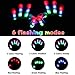 Venanoci Gloves Light Up Gloves - Led Flashing Gloves - Finger Gloves For Halloween Novelty Party Supplies Toys Kids 1