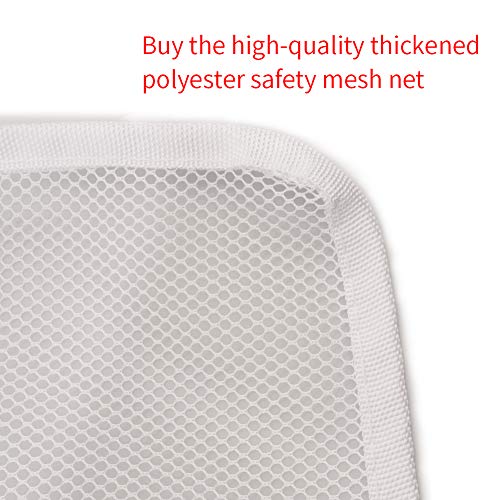 COCODE Child Safety Net - Safety Mesh Netting for Rail Balcony Banister Stair for Baby Kids Toys Pets, Safe for Indoor, Outdoor, Patios - 10ft x2.5ft
