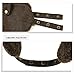 Comhats Pilot Cap for Men Winter Aviator Earflap Hat Adult Brown Faux Leather Trapper Trooper Large L