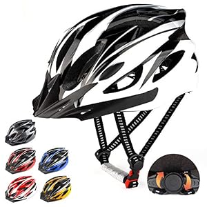RaMokey Cycle Helmet, Lightweight Bicycle Helmet, Adjustable Mountain & Road Bike Helmets for Adults, 18 Vents with…