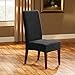 SureFit Stretch Pique - Shorty Dining Room Chair Slipcover - Black (SF36851)