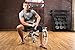 Pro-Tec Athletics 3D Flat Knee Support - Large,Blue/Black