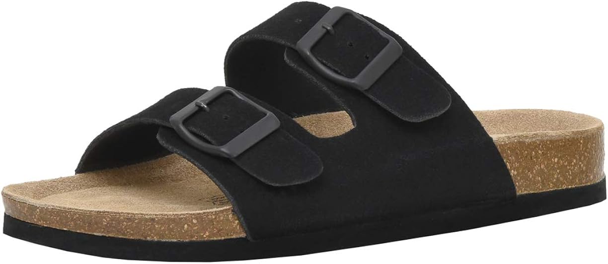  | CUSHIONAIRE Women's Lane Cork Footbed Sandal with +Comfort | Slides