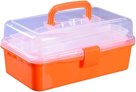 Amazon 収納ボックス ツールボックス 救急箱 薬箱 3層 携帯 大容量 かわいい 取っ手付き 緊急 防災 薬入れ 小物入れ 丈夫で長持ち 耐久性に優れたハードタイプの工具ボックス 本体内へ簡単にアクセス 収納 ズレを防止 安定して積み重ねる 収納ボックス 工具 収納ケース