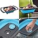 Collapsible Dish Pan with Draining Plug, QiMH Foldable Washing Basin Over The Sink with Extendable Handles, 6 Quart (1.5Gallon) Capacity Fruits and Vegetable Drainer for Kitchen and Camping, BPA Free