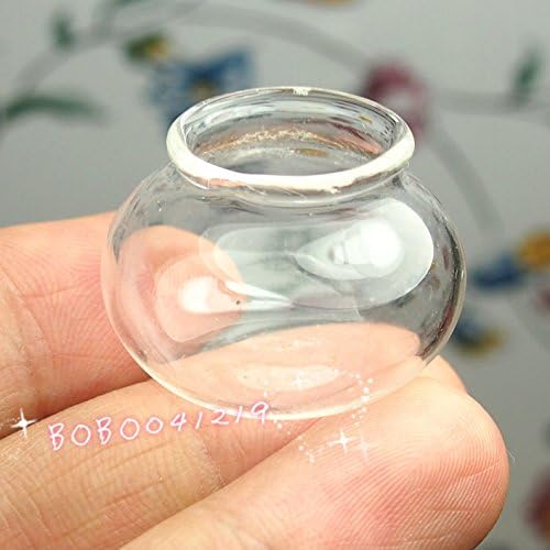 Bobominiworld A Glass Bowl For Fish Tank Dollhouse Miniatures Decoration 1:12 Scale Height 2cm