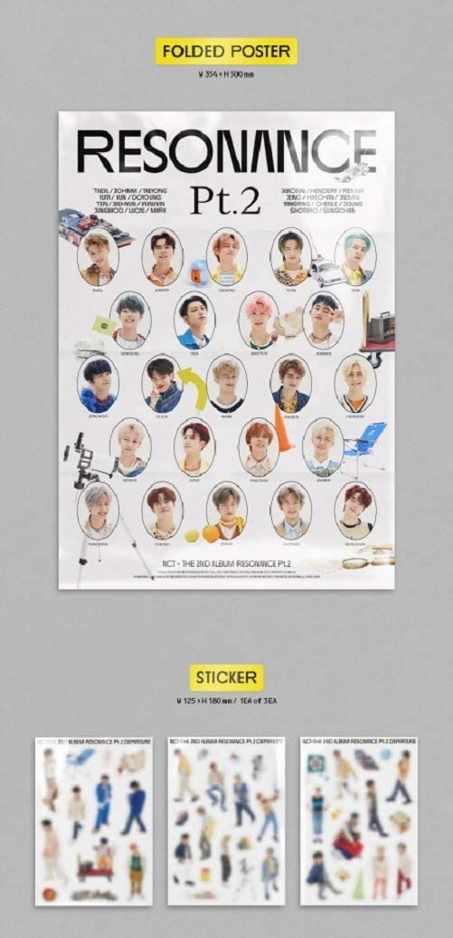 Nct Nct Resonance Pt 2 Departure Cover Incl Cd Sticker Id Card Photocard Folding Poster On Pack Extra Photocards Amazon Com Music