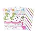 WERNNSAI Dinosaur Party Invitations with Envelopes - Dino Party Supplies for Girls Birthday Baby Shower Party 20 Set Fill-in Invitations Cards