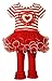 Bonnie Jean Little Girls Valentines Stripe Heart Legging Set