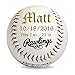 My Personal Memories Custom Personalized Baseball for Ring Bearers Groomsmen Coach - Monogrammed and Engraved