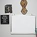 Dry Erase White Board with Lap Board: Hanging Writing, Drawing & Planning Large Whiteboard for Cubicle & Wall | 24X18 | 5 Magnetic Markers & Eraser | Easy to Clean Lapboard for Kids Office, School