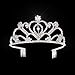 Ondder Tiara for Women Girls Silver Crystal Tiara Crown Headband Princess Tiara Elegant Crown with combs for Women Girls Bridal Wedding Prom Birthday Party