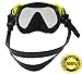 Rising Goods Mask and Snorkel Set for Adults - Anti-Fog Glass, Purge Valve, Snorkeling Splash Cap