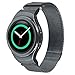 Gear S2 Bands V-Moro Fully Magnetic Closure Clasp Mesh Loop Milanese Stainless Steel Bracelet Strap with Adapters for Samsung Gear S2 Smart Watch 6.9