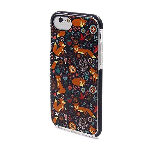 Cute Protective Kid Case for iPhone 6s 6 8 7 (Black, with Glass Screen Protector) by LFX Tech