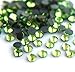 Zbella Crystal Hot Fix Rhinestones 10 Gross (1440 Stones/pkg) Hotfix Rhinestones (ss10, Peridot)
