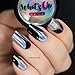 Whats Up Nails - Stiletto Tape Vinyl Stencils for Nail Art Design (1 Sheet, 20 Stencils)