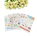 6 Sheets Craft Sticker, Marrywindix Tech Decorative Scrapbooking Diary Album Sticker Adhesive