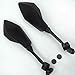 SMT-BlackRear View Left Right Mirrors Compatible With 2013 2014 2015 Kawasaki Ninja 300R EX300 ABS ZX6R 636 [B01A3TGW2C]