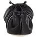 Isotoner Women's Classic Satin Ballerina Slipper, Black, Medium (6.5-7.5 M US)