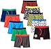 Amazon Brand - Spotted Zebra Boys' Big Kid 10-Pack Boxer Brief Underwear, Monsters, Medium (8)