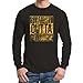 Straight Outta Pittsburgh - Hometown Pride, Football, Pennsylvania Long Sleeve T-Shirt - Large - Black