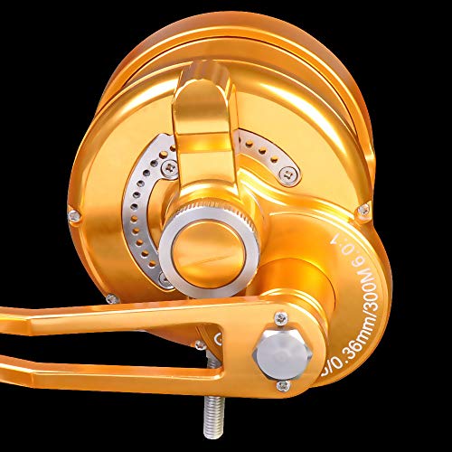 Fishing Reel Salt Wheel Saltwater Lever Drag All Metal Big Game Boat Trolling Reel (B)