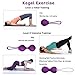 Fovel Kegel Balls Kit Exercise Weights - 2 in 1 Massager Ben Wa Balls for Beginners Upgradeed Silicone Wireless Remote Control Massager Rechargeable Pelvic Floor Kegel Exercise(Advanced Stage,Purple)