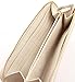 Coach Signature PVC Leather Accordian Zip Wallet F54630 Light Khaki/Chalk