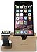 Stalion Universal Desktop Charging Dock and Cradle Holder Compatible with Apple Watch & iPhone X 6 6s 7 8 Plus (2in1)(Bamboo Wood)
