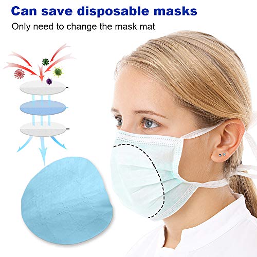 Filter Mâsk 50 Count 3Ply Disposable Face Mâsk,Pm2.5 Activated