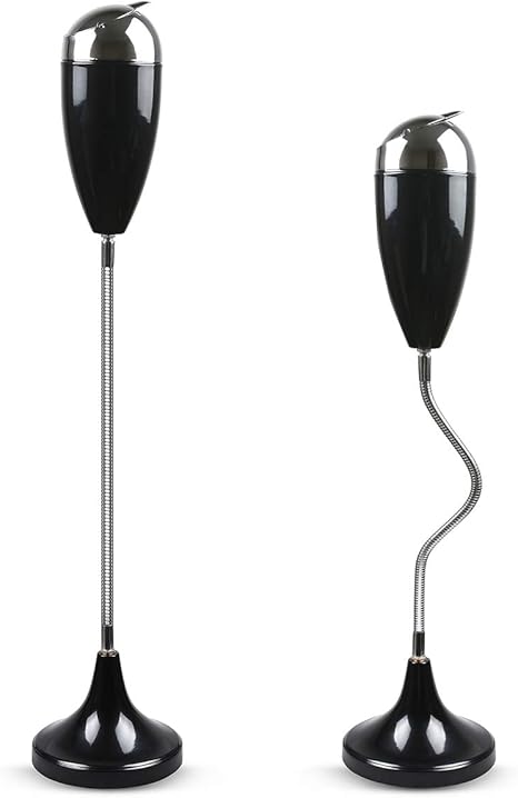 Amazon Co Jp Ocaatech スタンド灰皿 ふた付き おしゃれ 屋外 室内 兼用 ステンレス 一個入り ブラック ホーム キッチン