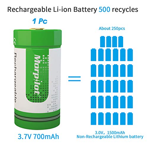 3 Morpilot+RCR123A+Rechargeable+Batteries+Security