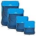 NICESTILE Set of 4 Lightweight Packing Organizers - Travel Packing Cube Set to organize suitcase or backpack