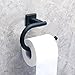 Alise GK8012-B Toilet Paper Holder Bathroom Tissue Holder Storage Wall Mount,SUS 304 Stainless Steel Matte Black