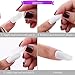 Makartt Poly Nail Gel White Hem-Free 50ML Nail Extension Builder for French Manicure, Hard Gels for Nails Strengthener Long-Lasting Salon Nail Art Design Easy DIY at Home