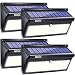 BAXIA TECHNOLOGY Solar Lights Outdoor, Wireless 100 LED Solar Motion Sensor Lights Waterproof Security Wall Lighting Outside for Front Door, Backyard, Steps, Garage, Garden (2000LM, 4PACK) primary