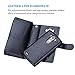 LG G3 Case, LG G3 Wallet Case, TabPow [Wallet Case] 9 Card Holder [Detachable Wallet Folio] PU Leather Flip Case with Lanyard Strap for LG G3