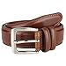 Prospero Comfort - All Leather Dress and Work Belts for Men, Genuine Leather Belt for Men, Double-Stitched Men’s Belts for Casual and Formal Wear, 35mm, Men’s Tan Belt Size 38